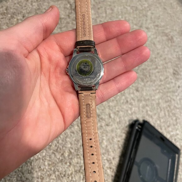 Coach Linen and Leather Watch - Picture 2 of 2